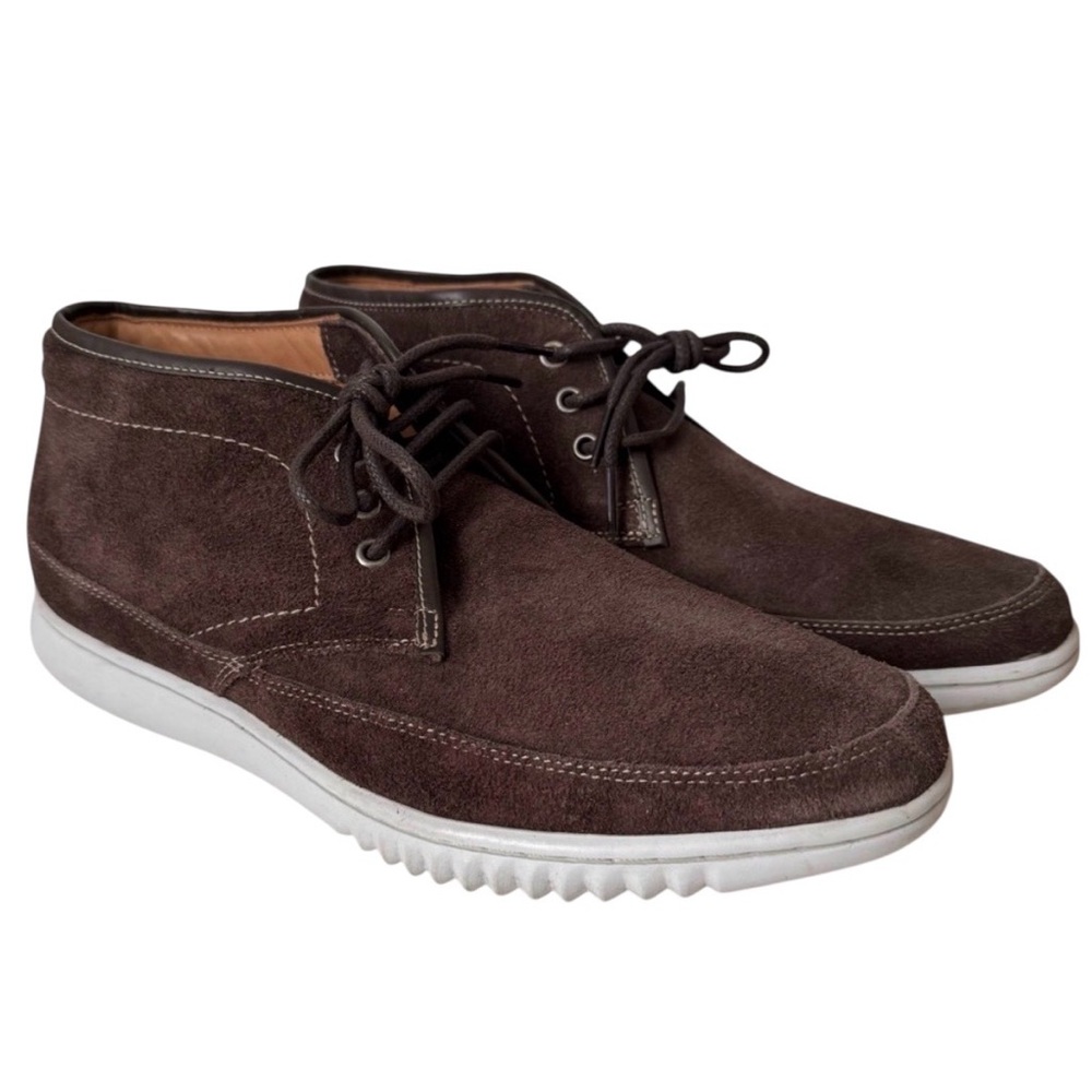 Marc Joseph New York Bridgeport Brown Suede Chukka Sneaker 9.5